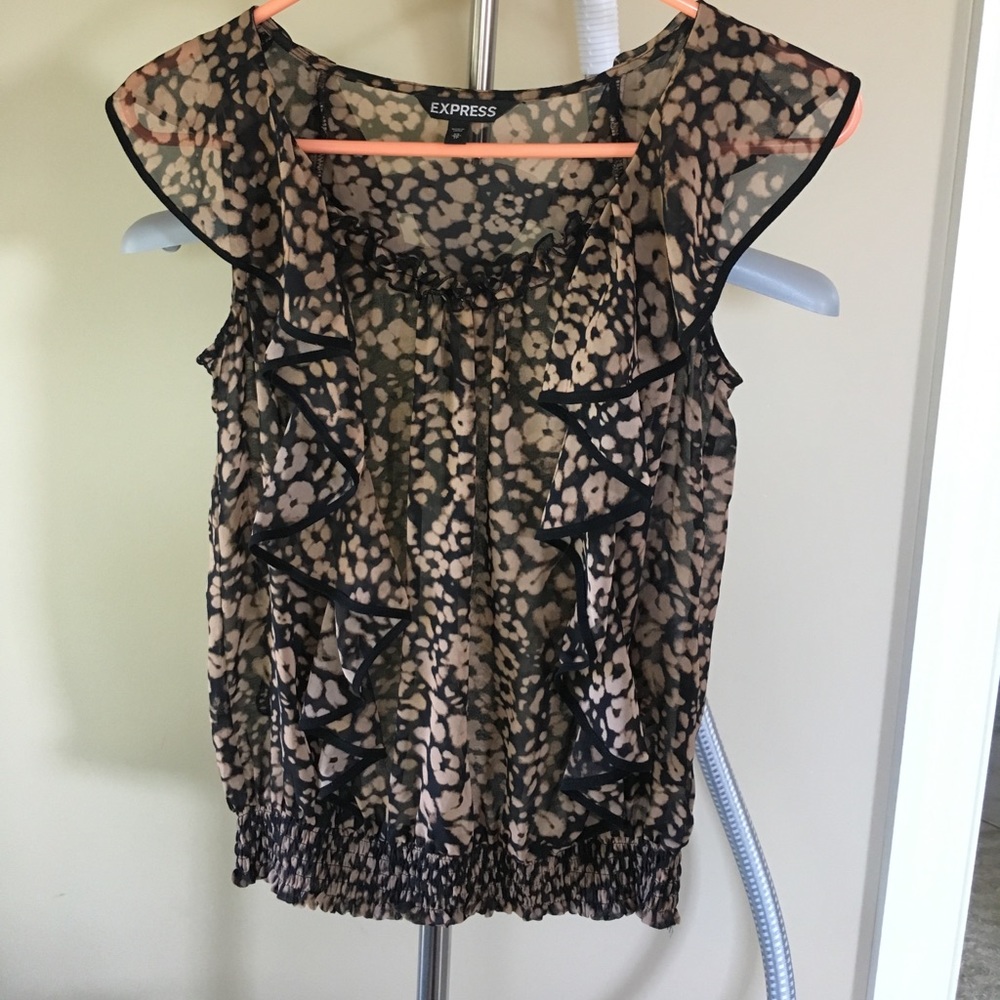 Animal print express shirt!