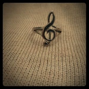 Treble Clef Ring