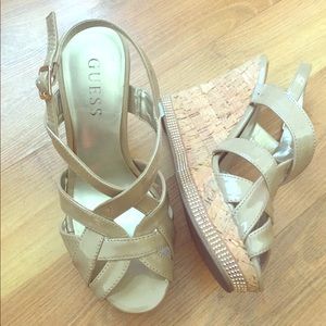 Beige Guess sandals