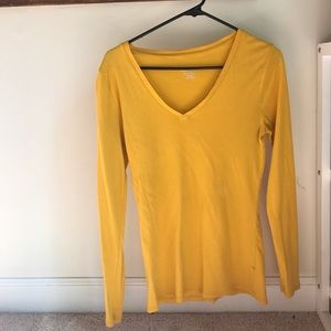 Mustard yellow long sleeve top