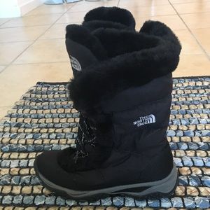The north face boots black snow boots The north face boots black snow boots