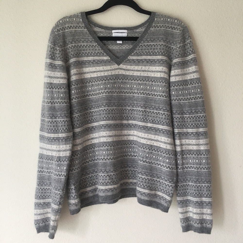 100% Cashmere Charter Club Sweater