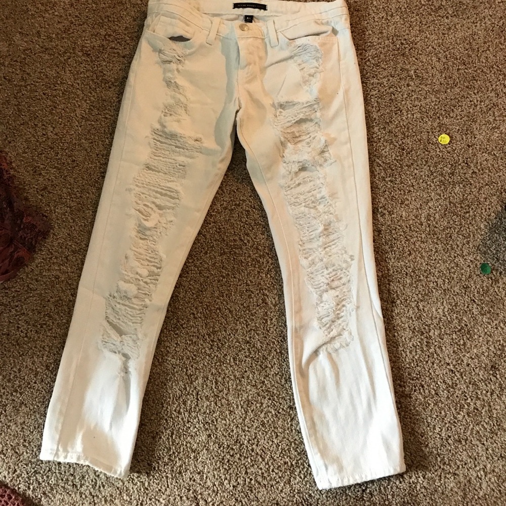 Flying monkey destruction ankle skinny white