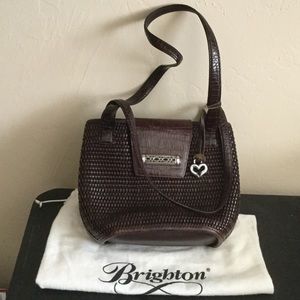 Cute leather woven Brighton purse