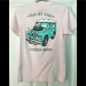 Lauren James preppy short sleeve t-shirt.