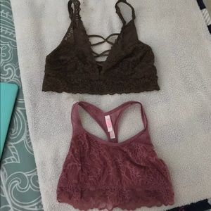 Pink Bralettes