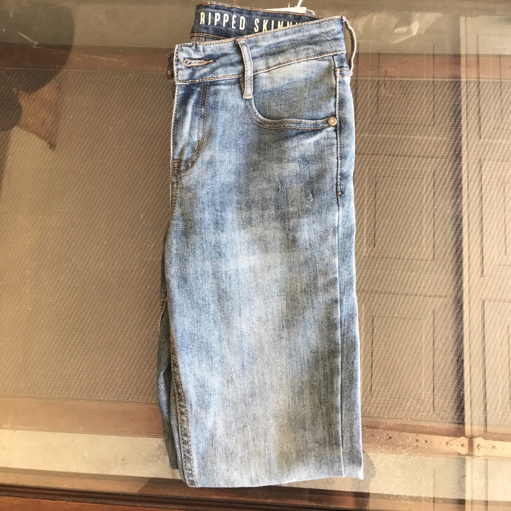 Cotton On Ripped Skinny Jeans - Mid Rise