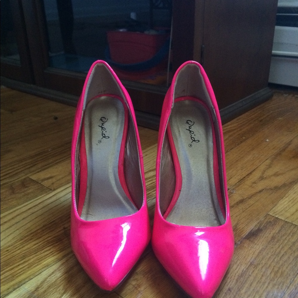 Hot pink heels