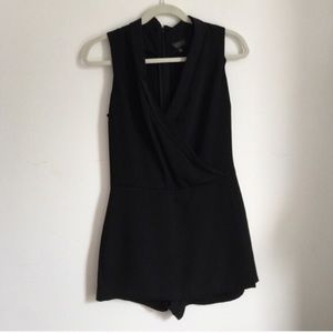 Black Topshop Romper Black Topshop Romper