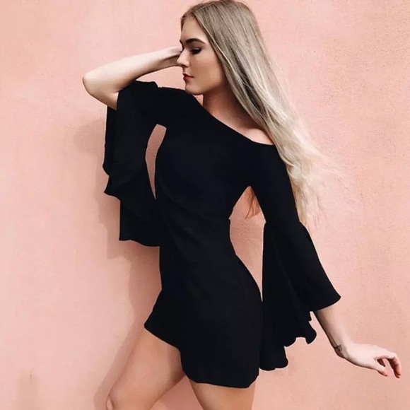 Dresses & Skirts - Black Off The Shoulder Dress