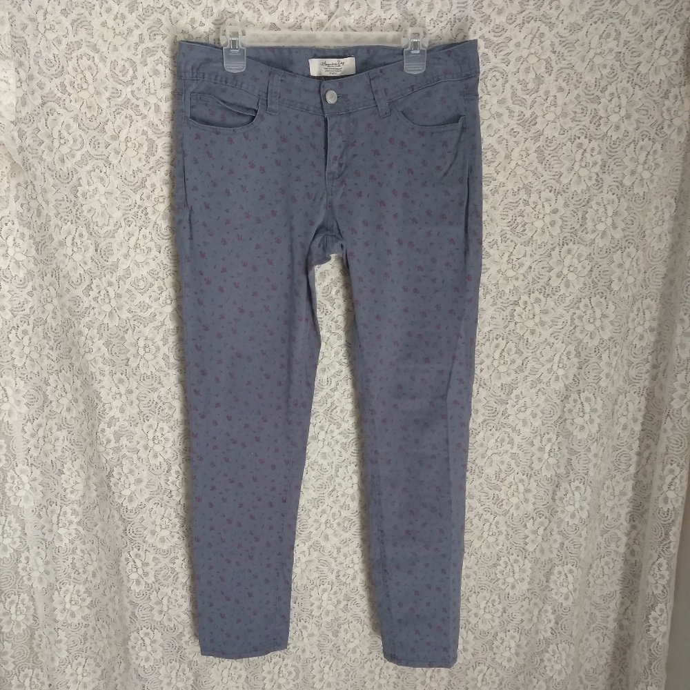 American Rag Floral Printed Skinny Pants