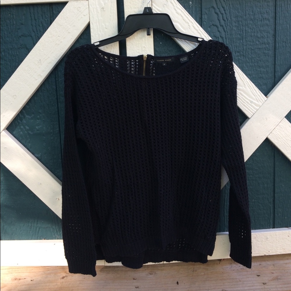 Jeanna Pierre Black long sleeve sweater
