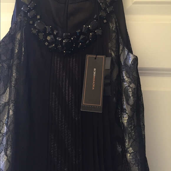 NEW BCBG cocktail dress / fringe style - Picture 2 of 5