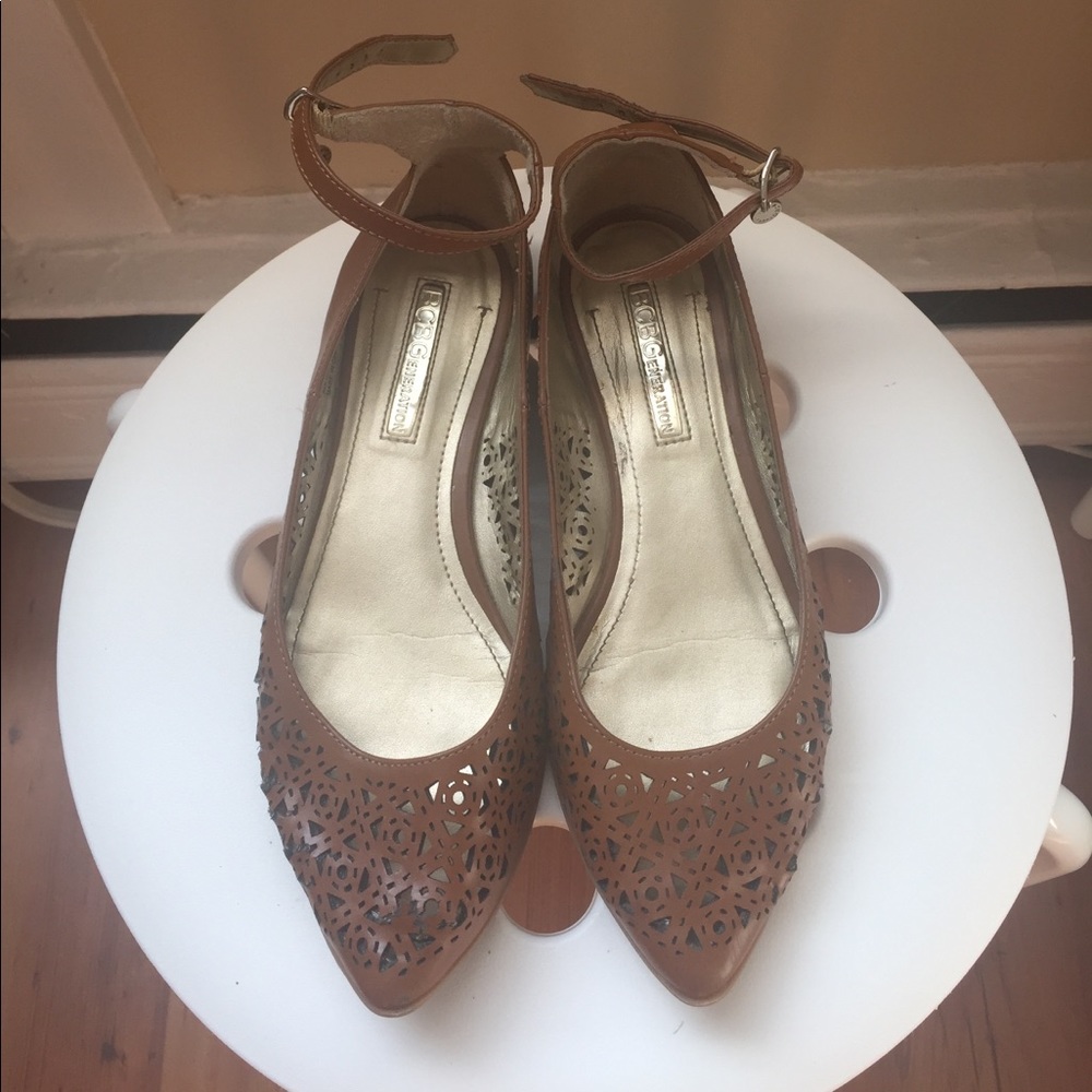 BCBGeneration Cognac Flats