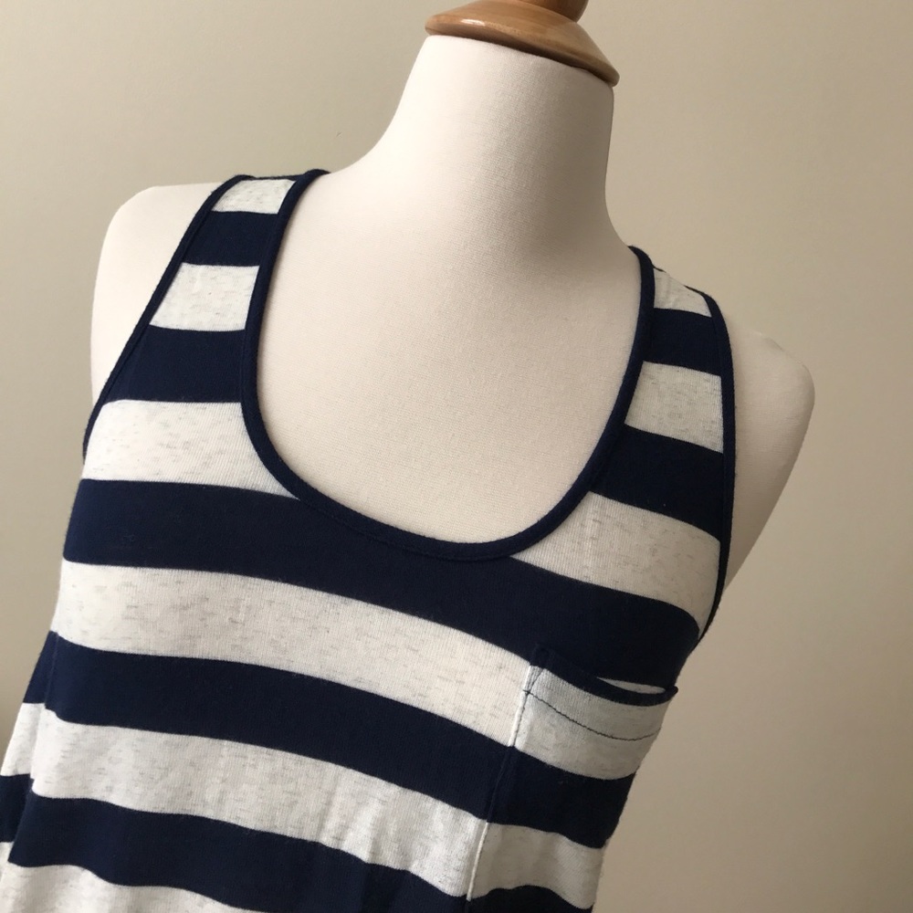 AQUA STRIPE TANK