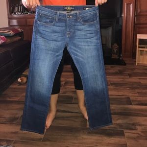 Lucky Brand Sienna Tomboy Crop Jeans.
