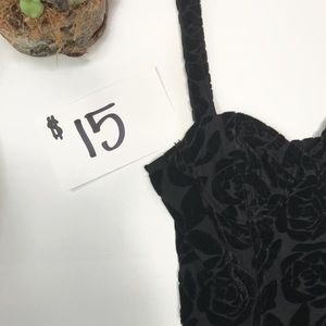 Abercrombie and Fitch black velvet dress