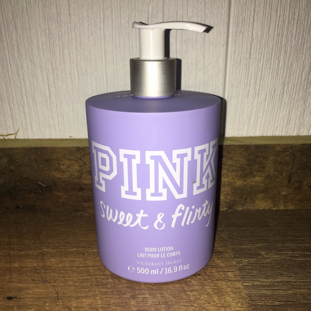 PINK body lotion , sweet and flirty scent