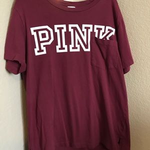 PINK VICTORIA SECRET TEE