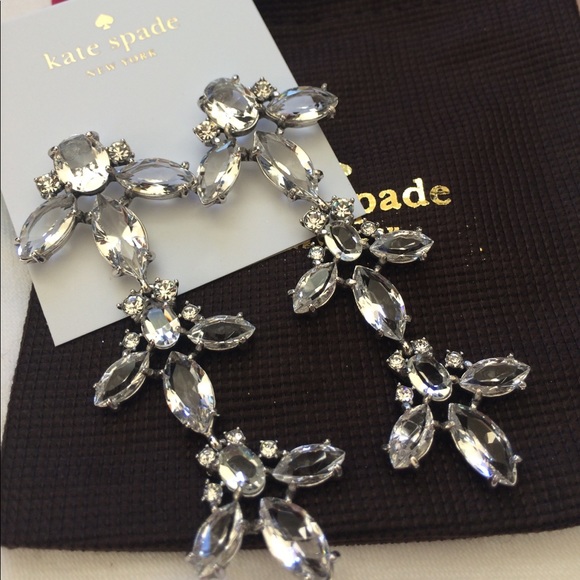 Kate Spade Ice Queen Chandelier Earrings - Picture 2 of 4
