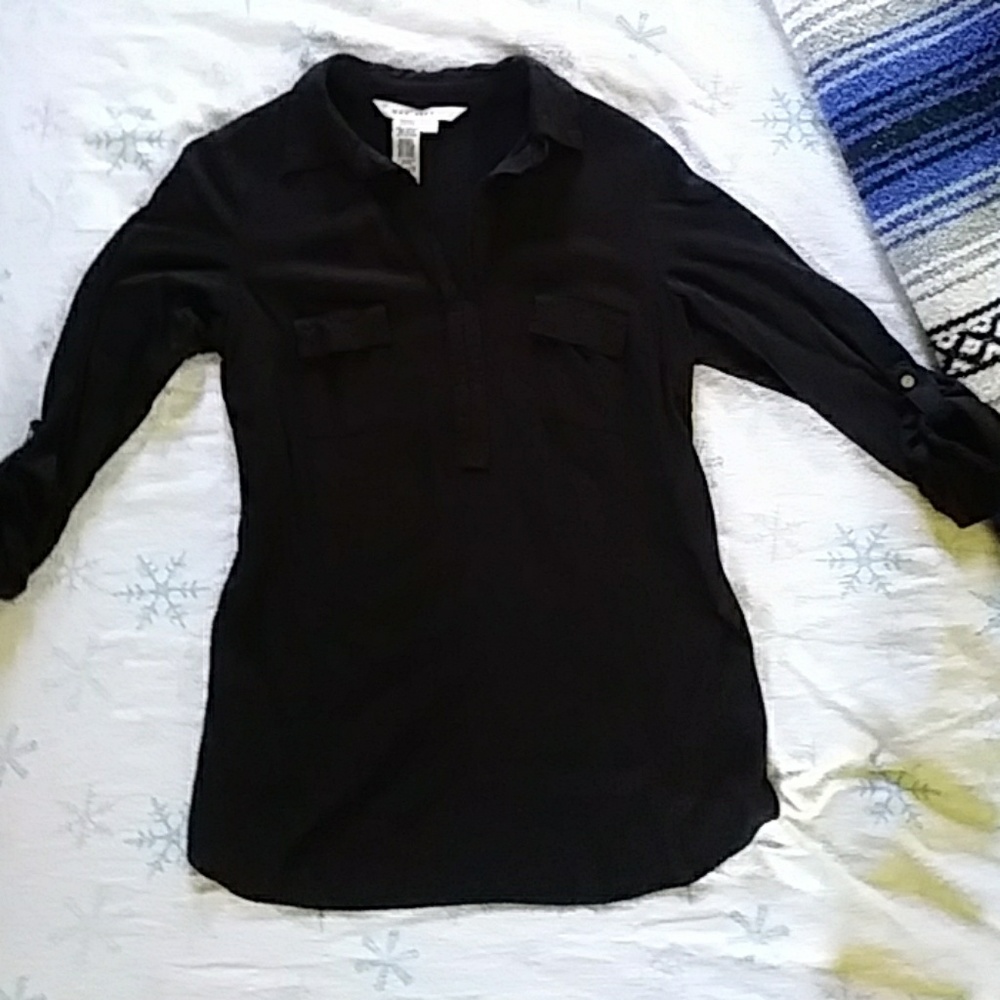 Soft Black Blouse