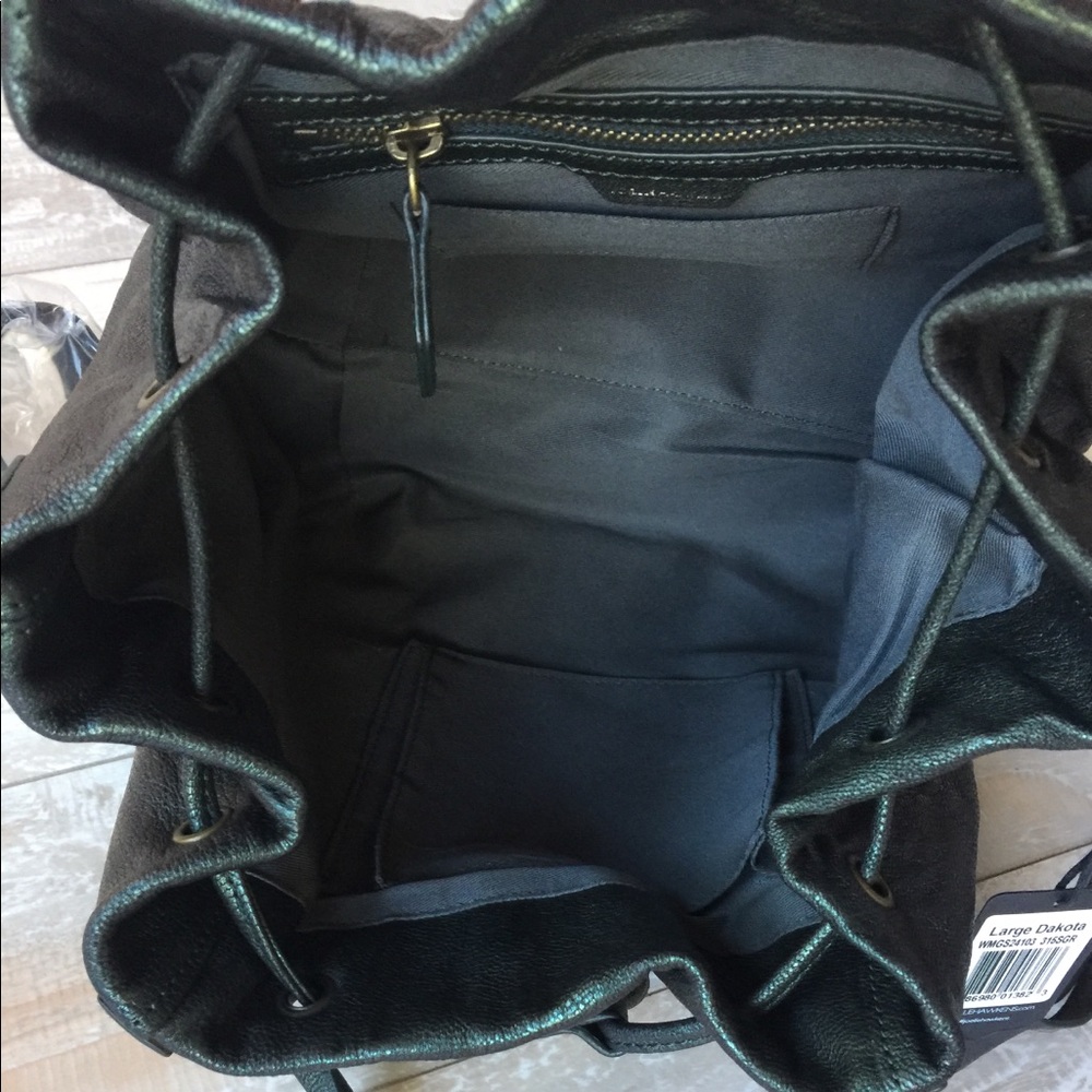 Joelle Hawkens Green Large Dakota Handbag.17299 - Picture 7 of 7