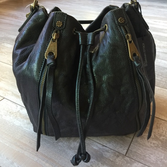 Joelle Hawkens Green Large Dakota Handbag.17299 - Picture 2 of 7