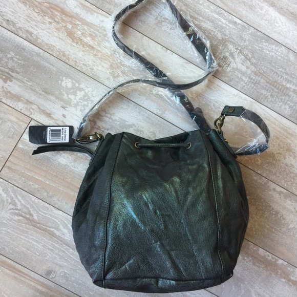 Joelle Hawkens Green Large Dakota Handbag.17299 - Picture 4 of 7