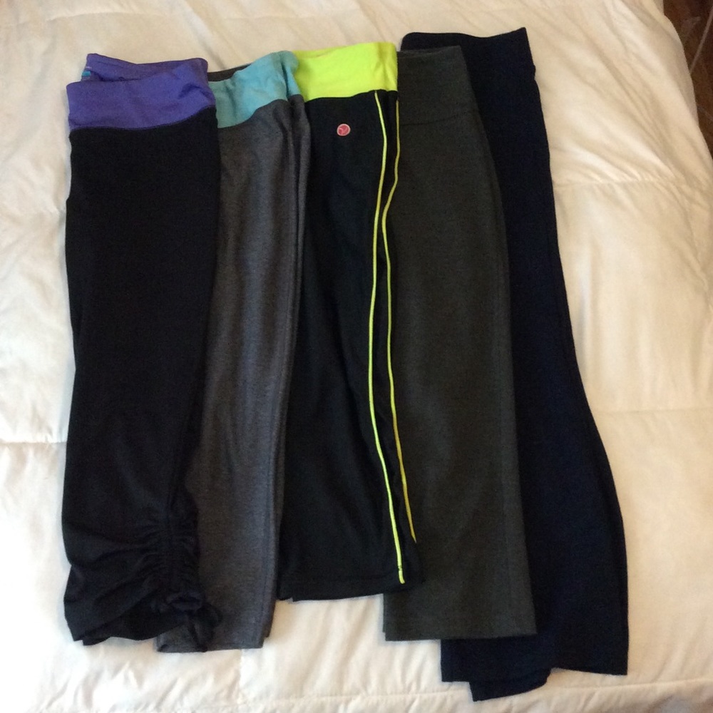 5 Pair for $15! Capri Work Out Pants