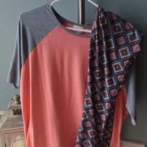 Lularoe Irma and OS Leggings