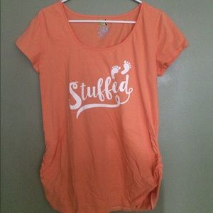 Thanksgiving maternity shirt sz. Large