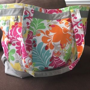 Thirty One XL Floral Tote
