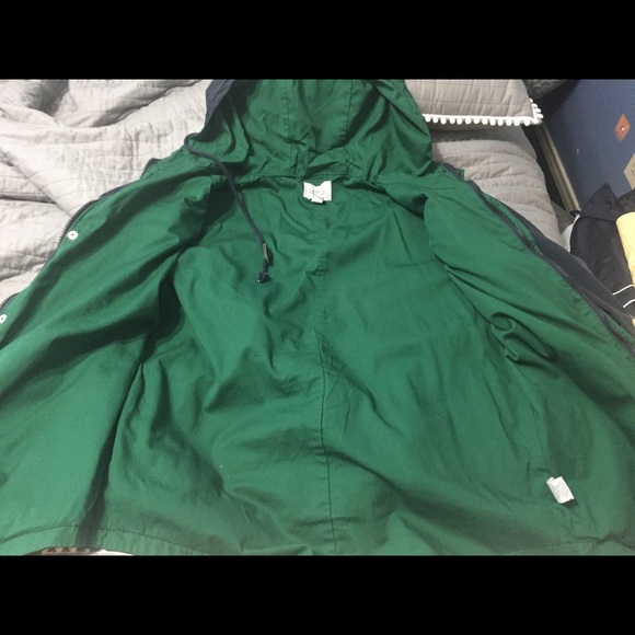 Mens/Women's Medium Navy and Green Jacket - Picture 2 of 5