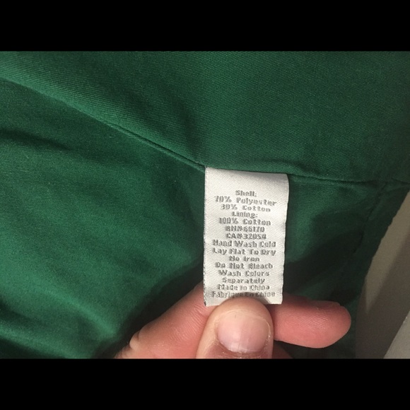 Mens/Women's Medium Navy and Green Jacket - Picture 4 of 5