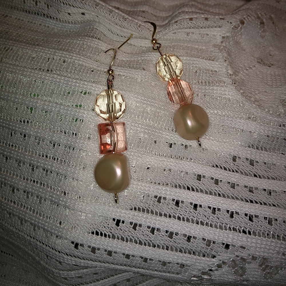 Fishhook dangling earrings