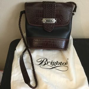 Brighton leather bucket purse
