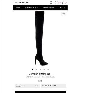 Jeffrey Campbell Sherise over the knee boot!