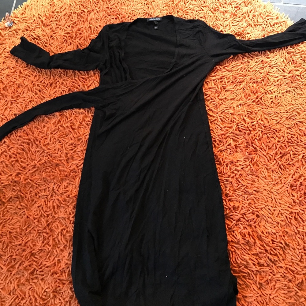 Isabella Oliver black wrap dress