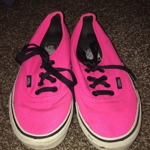 Hot pink vans