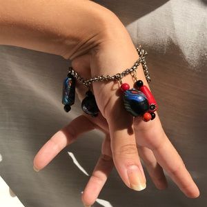 Vintage African charm Bracelet