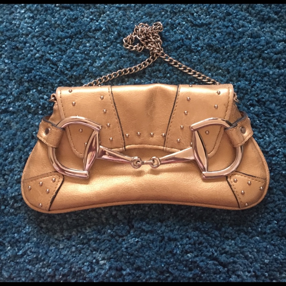 Gold Clutch Bag
