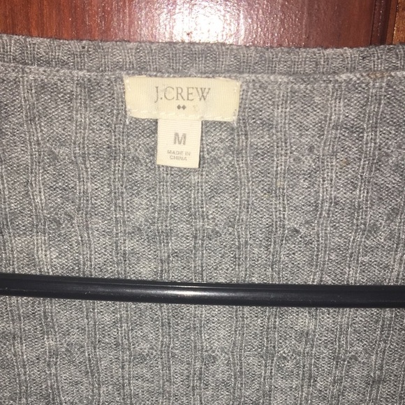 J. Crew gray v-neck sweater - Picture 3 of 5