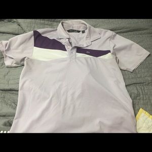 Mens Small Travis Mathew Purple Golf Shirt
