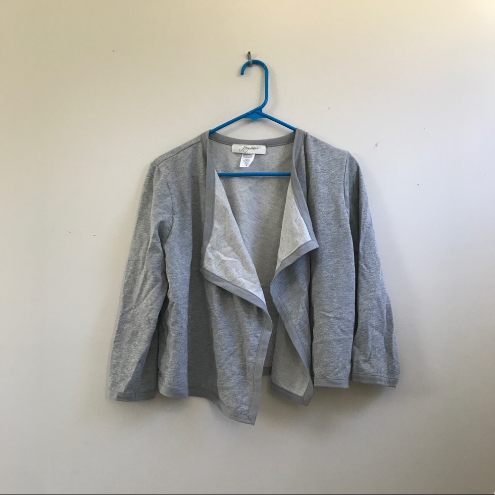 F21 grey cardigan