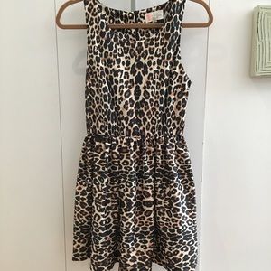 Fit and Flare Leopard Dress