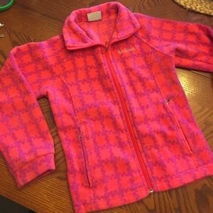 COLUMBIA FLEECE LONG SLEEVE ZIP UP