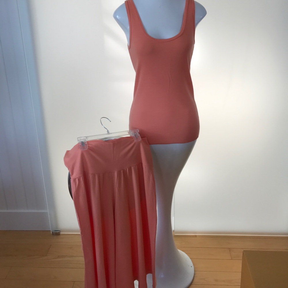 Victoria's secrets palazzo crop pants and top