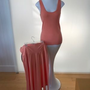 Victoria's secrets palazzo crop pants and top