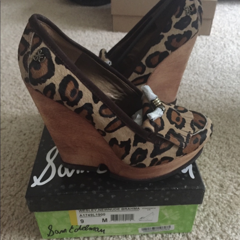 NWT Sam Edelman Wedge Loafer