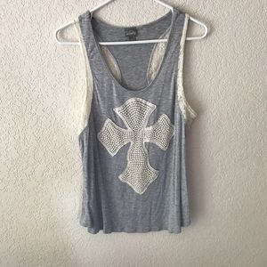 Vanity Cross tank top